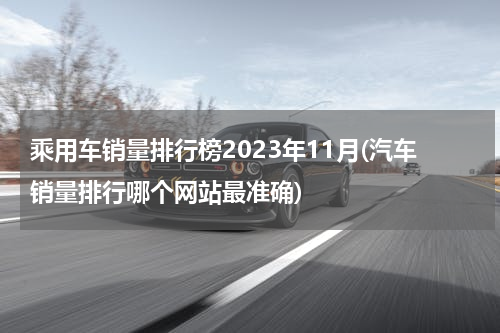 乘用车销量排行榜2023年11月(汽车销量排行哪个网站最准确)