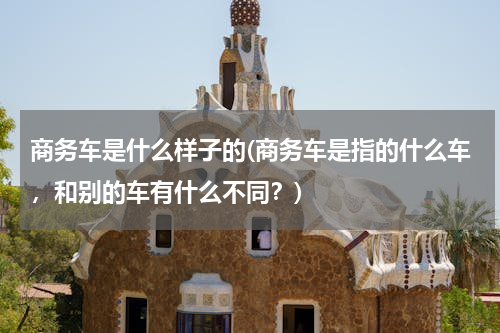 商务车是什么样子的(商务车是指的什么车，和别的车有什么不同？)
