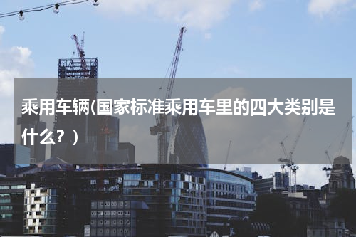 乘用车辆(国家标准乘用车里的四大类别是什么？)