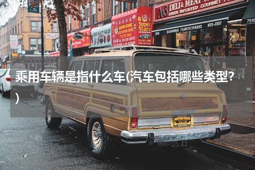 乘用车辆是指什么车(汽车包括哪些类型？)