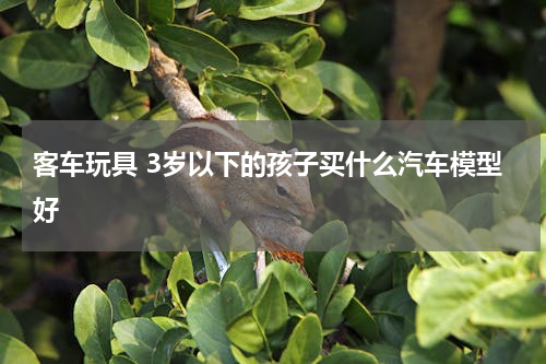 客车玩具 3岁以下的孩子买什么汽车模型好