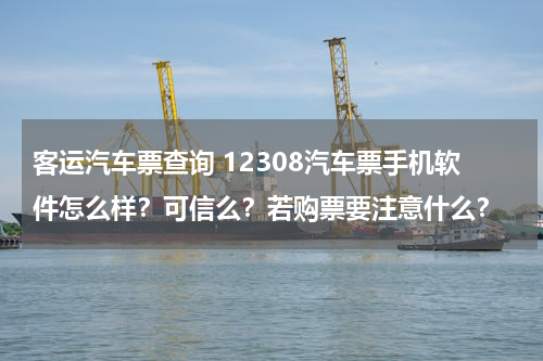 客运汽车票查询 12308汽车票手机软件怎么样？可信么？若购票要注意什么？