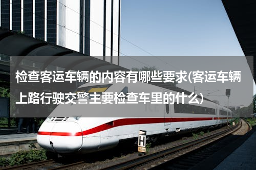 检查客运车辆的内容有哪些要求(客运车辆上路行驶交警主要检查车里的什么)