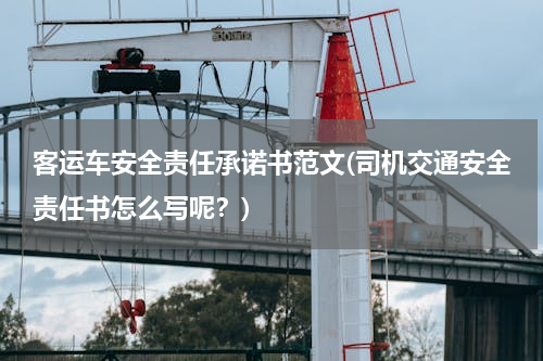 客运车安全责任承诺书范文(司机交通安全责任书怎么写呢？)