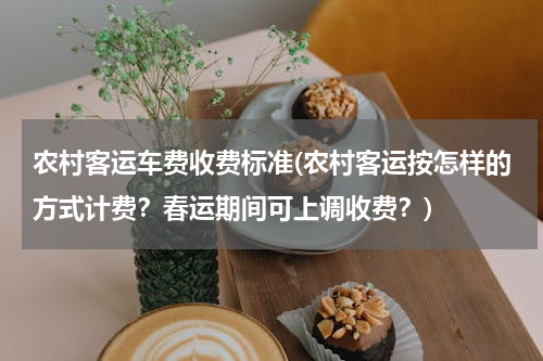 农村客运车费收费标准(农村客运按怎样的方式计费？春运期间可上调收费？)
