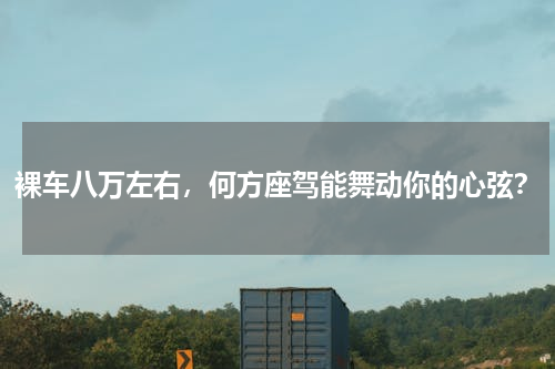 裸车八万左右，何方座驾能舞动你的心弦？