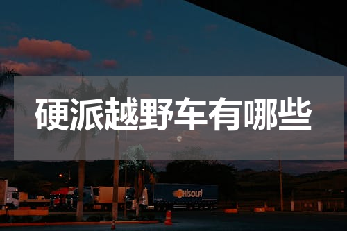 硬派越野车有哪些