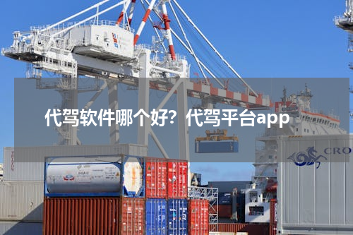 代驾软件哪个好？代驾平台app