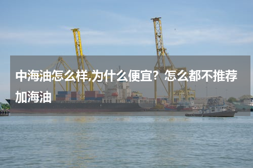 中海油怎么样,为什么便宜？怎么都不推荐加海油